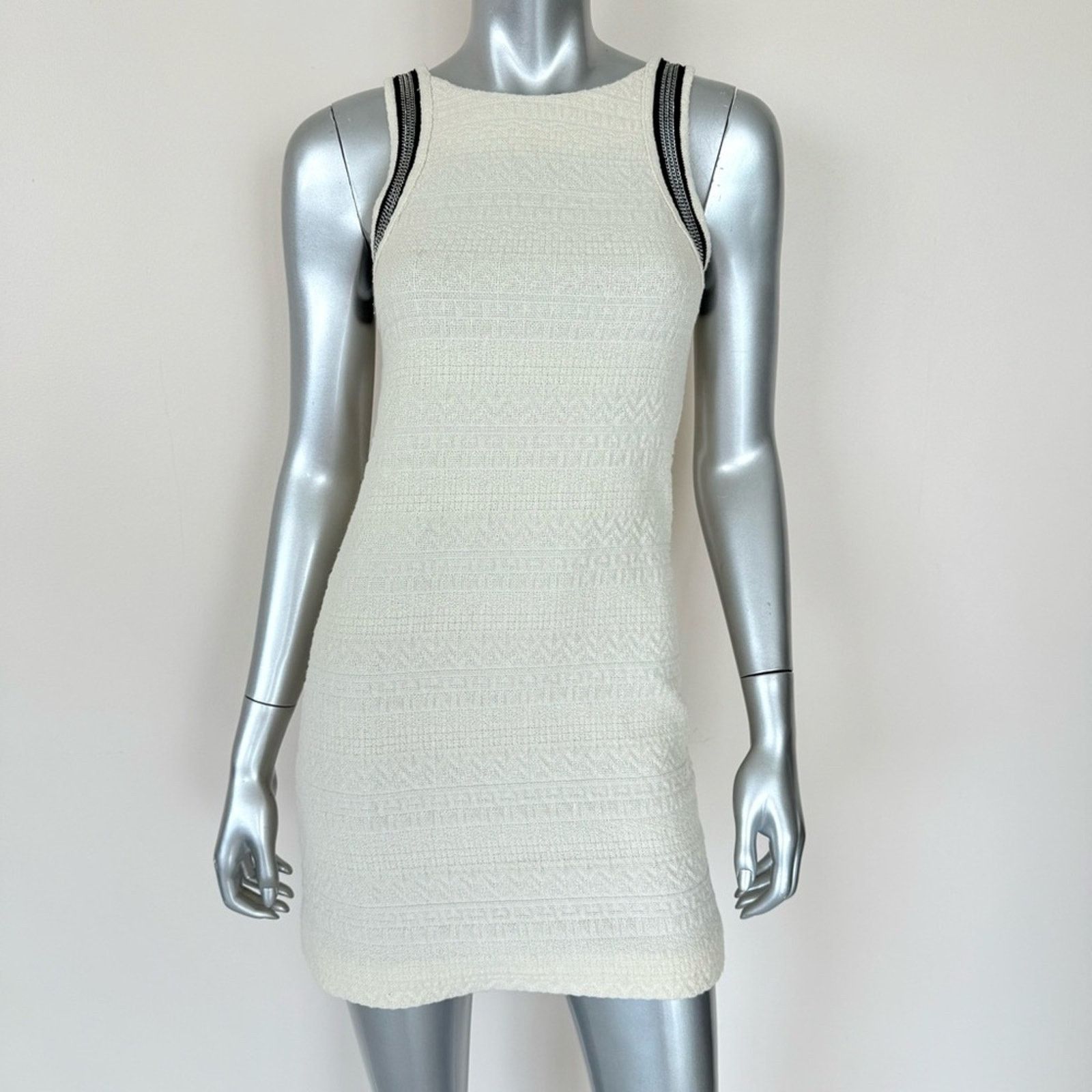 The Kooples NWT The Kooples women tweed white dress size 0 or XS/S 325$ Size XS / US 0-2 / IT 36-38 - 2 Thumbnail
