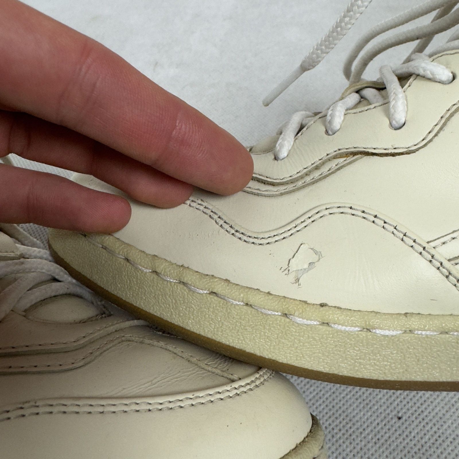 Designer × Gucci Gucci Ivory Leather Shoes 37.5 Size US 7.5 / IT 37.5 - 5 Thumbnail