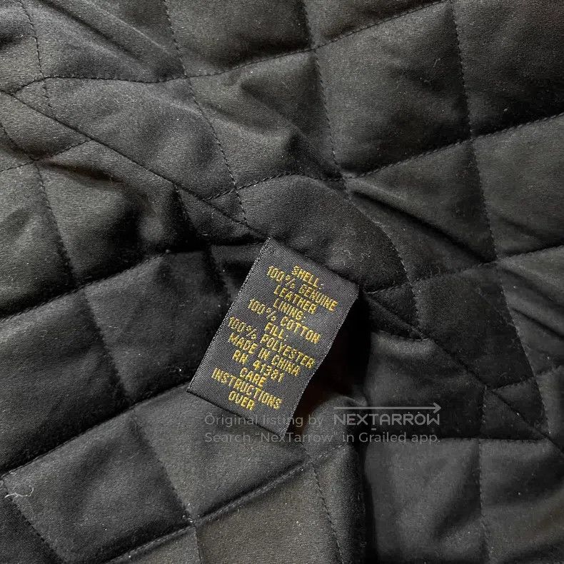 RRL Ralph Lauren RRL Ralph Lauren Vintage Distressed Biker Leather Jacket Size US M / EU 48-50 / 2 - 4 Thumbnail