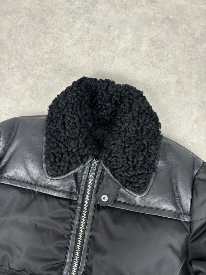 Prada AW2018 Prada Black Puffer Shearling Leather Jacket Size US M / EU 48-50 / 2 - 4 Thumbnail