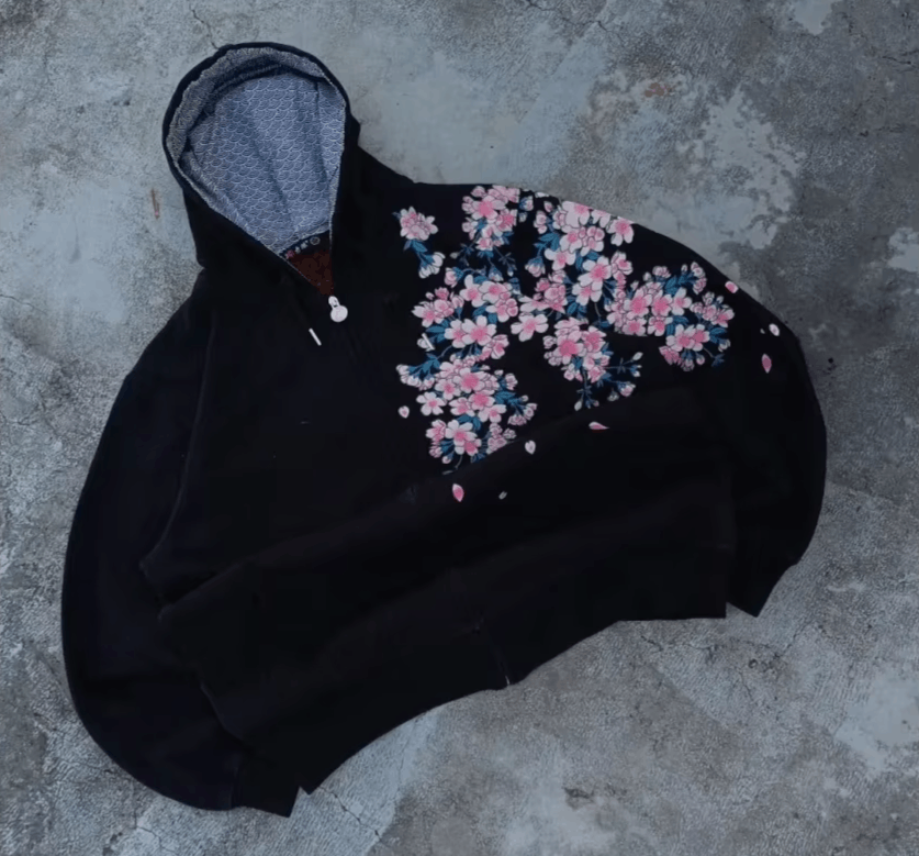 Japanese Brand Graphics Oversize Zipper Casual Hoodie Size US S / EU 44-46 / 1 - 1 Thumbnail