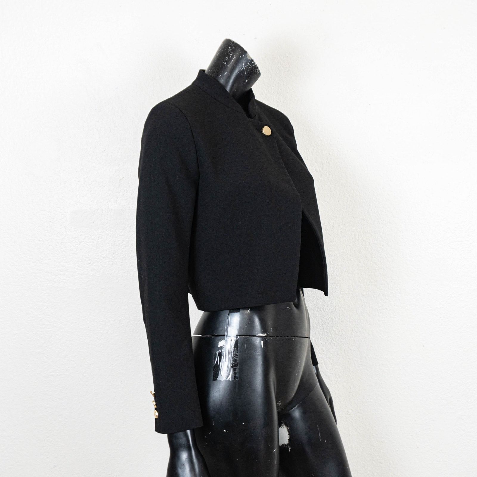 ba&sh BA&SH Chroma Jacket Short Asymmetrical in Black size Small Size S / US 4 / IT 40 - 3 Thumbnail