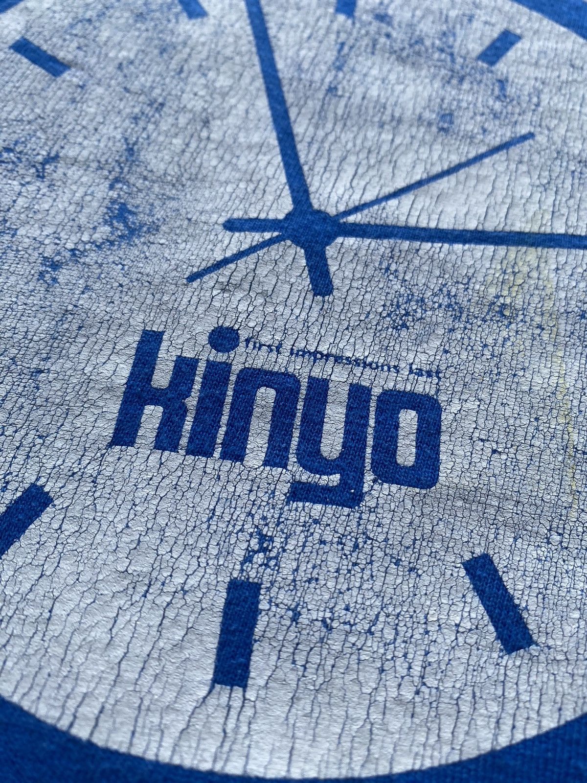 Other 🔥90s Kinyo Japanese Company Blue Faded tee rare Size US XL / EU 56 / 4 - 13 Thumbnail