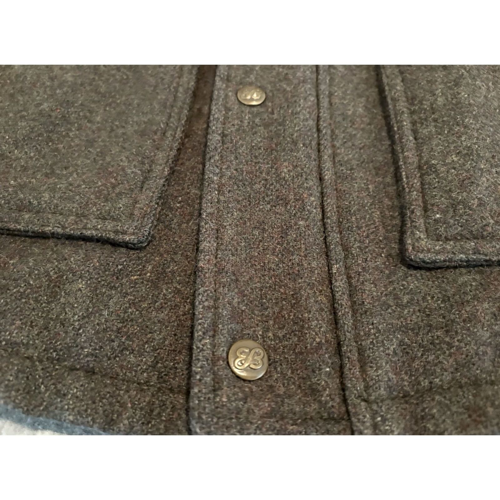 Eddie Bauer VINTAGE Eddie Bauer Wool Bomber Jacket Coat Green Full Zip Button Mens L Regular Size Size US L / EU 52-54 / 3 - 6 Thumbnail
