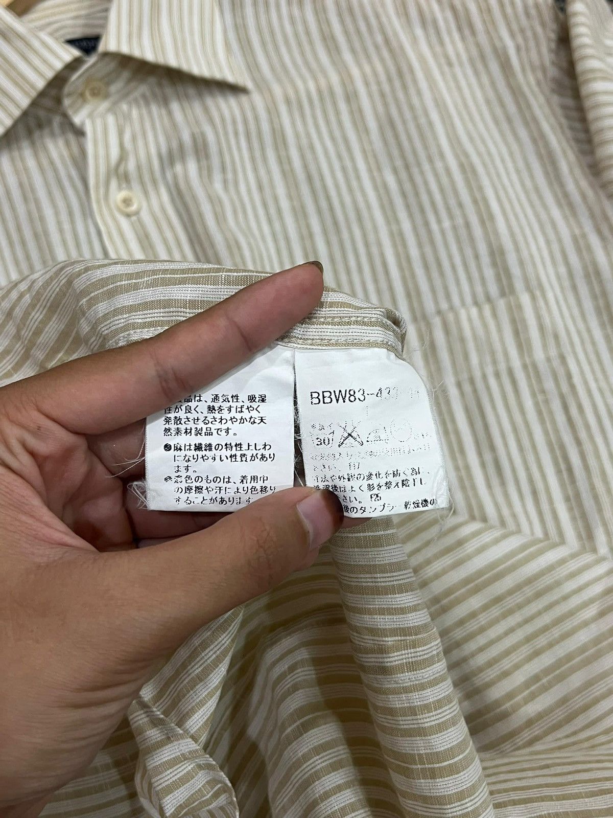 Burberry × Vintage Burberry Stripes Shirt Size US L / EU 52-54 / 3 - 7 Thumbnail