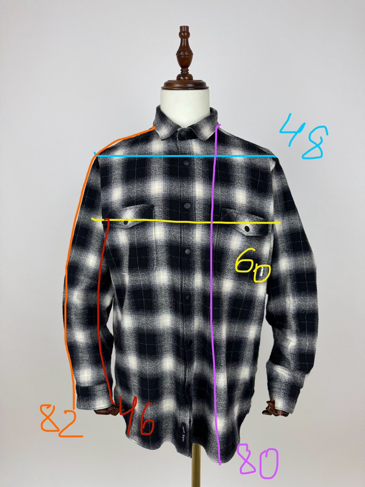 Pepe Jeans Pepe Jeans Plaid flannel shirt long sleeve Checkered Size US XXL / EU 58 / 5 - 12 Thumbnail