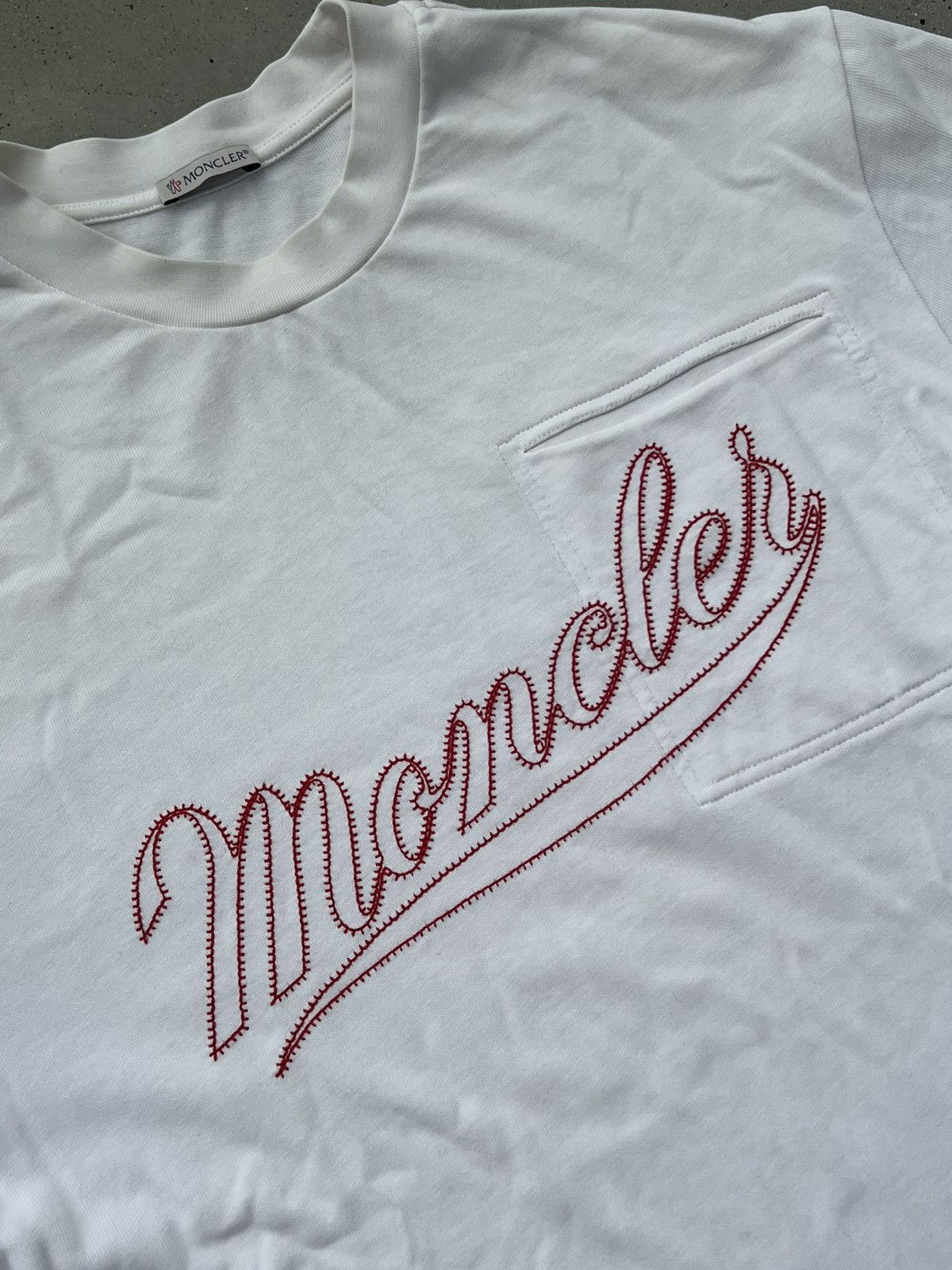 Designer × Moncler × Moncler Grenoble ⛷️MONCLER rare embroidered logo oversized t-shirt Size US M / EU 48-50 / 2 - 3 Thumbnail