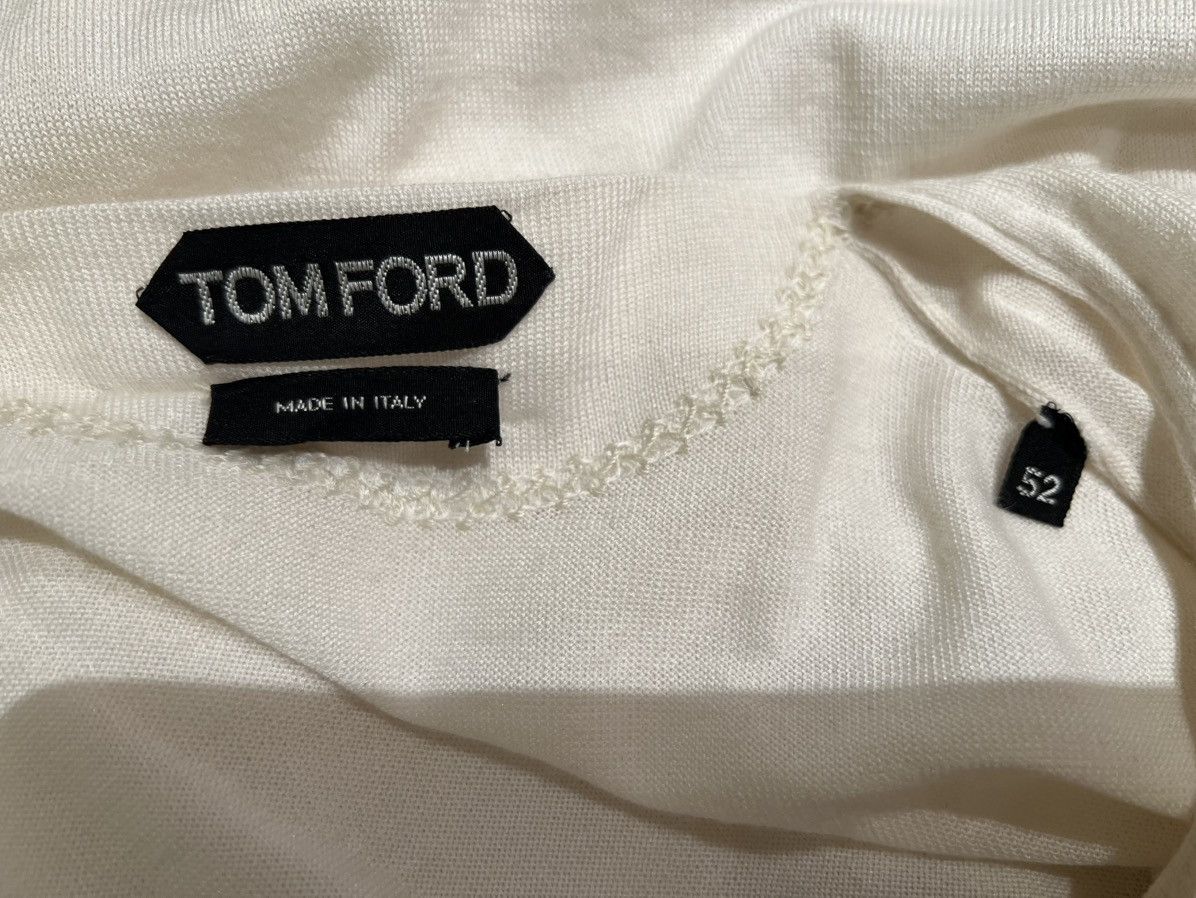 Tom Ford Tom Ford V Neck 70% Cashmere beige Size 52 Sweater Jumper Size US L / EU 52-54 / 3 - 7 Thumbnail