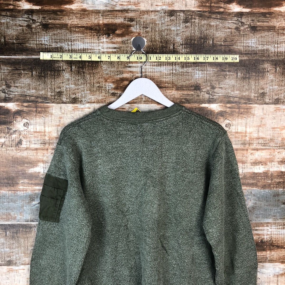 Japanese Brand Blue Cross streetwear Green Sweatshirt #A2064 Size US S / EU 44-46 / 1 - 15 Thumbnail
