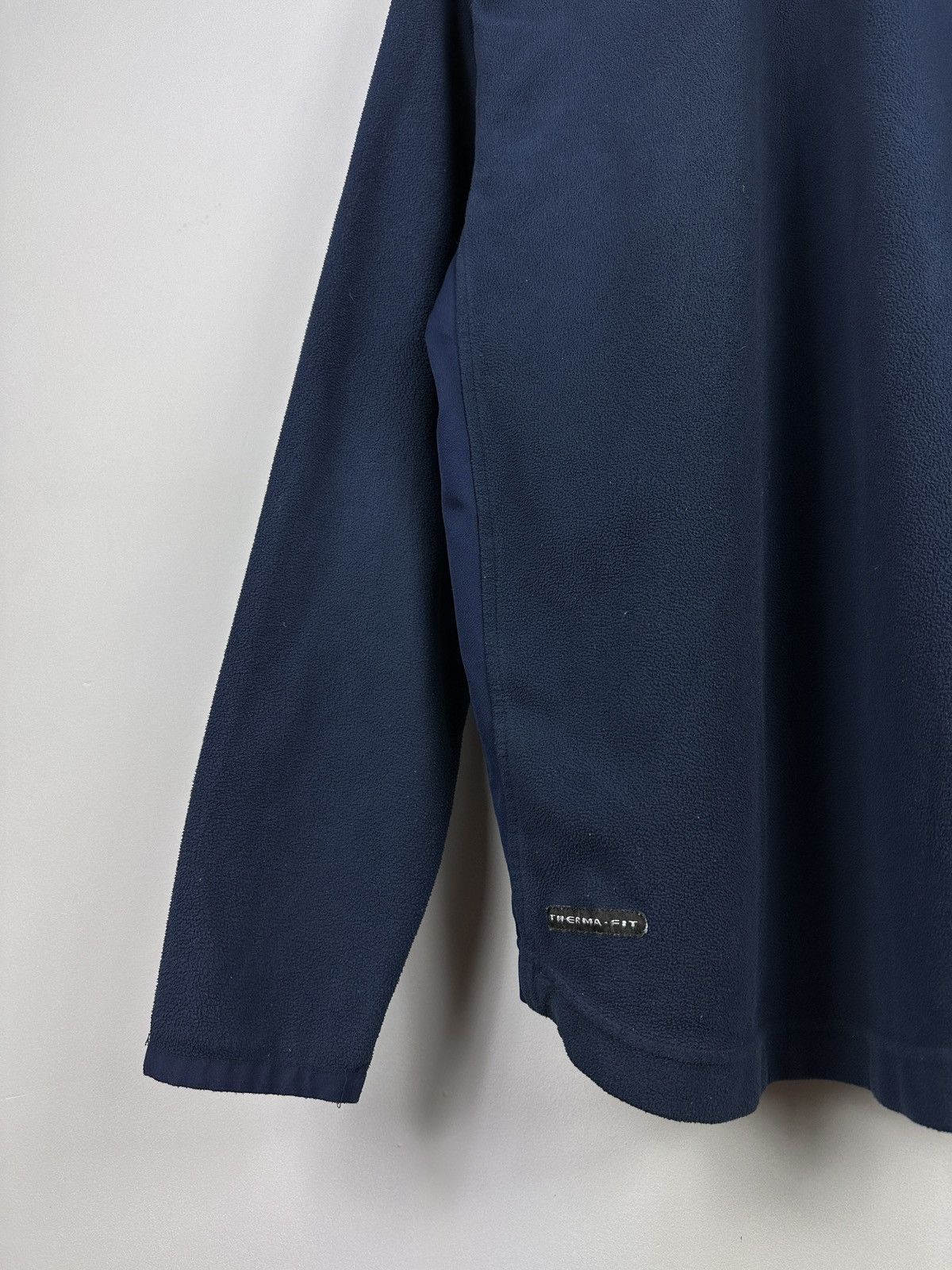 Nike × Vintage Vintage Y2K Nike Therma-Fit Swoosh Logo Fleece Size US M / EU 48-50 / 2 - 13 Thumbnail