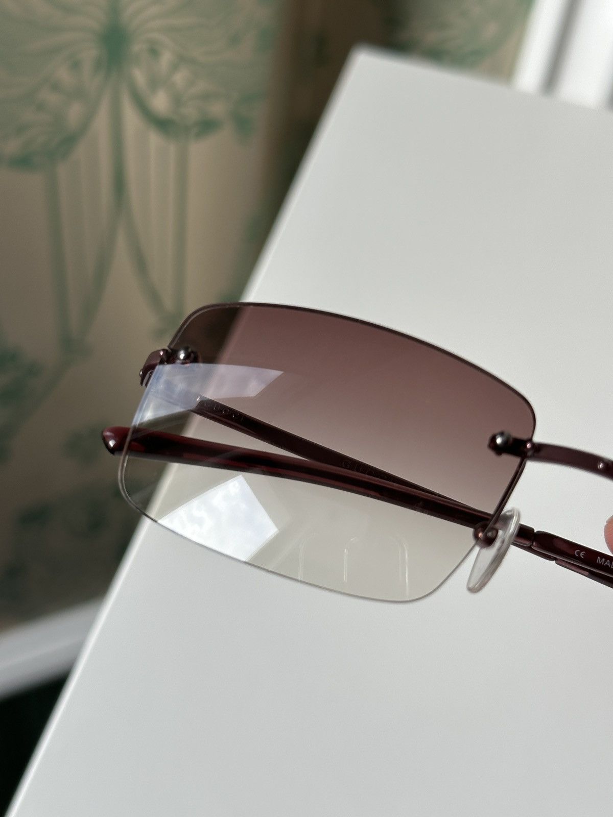 Gucci × Streetwear × Vintage GUCCI Rimless Bronze Mens