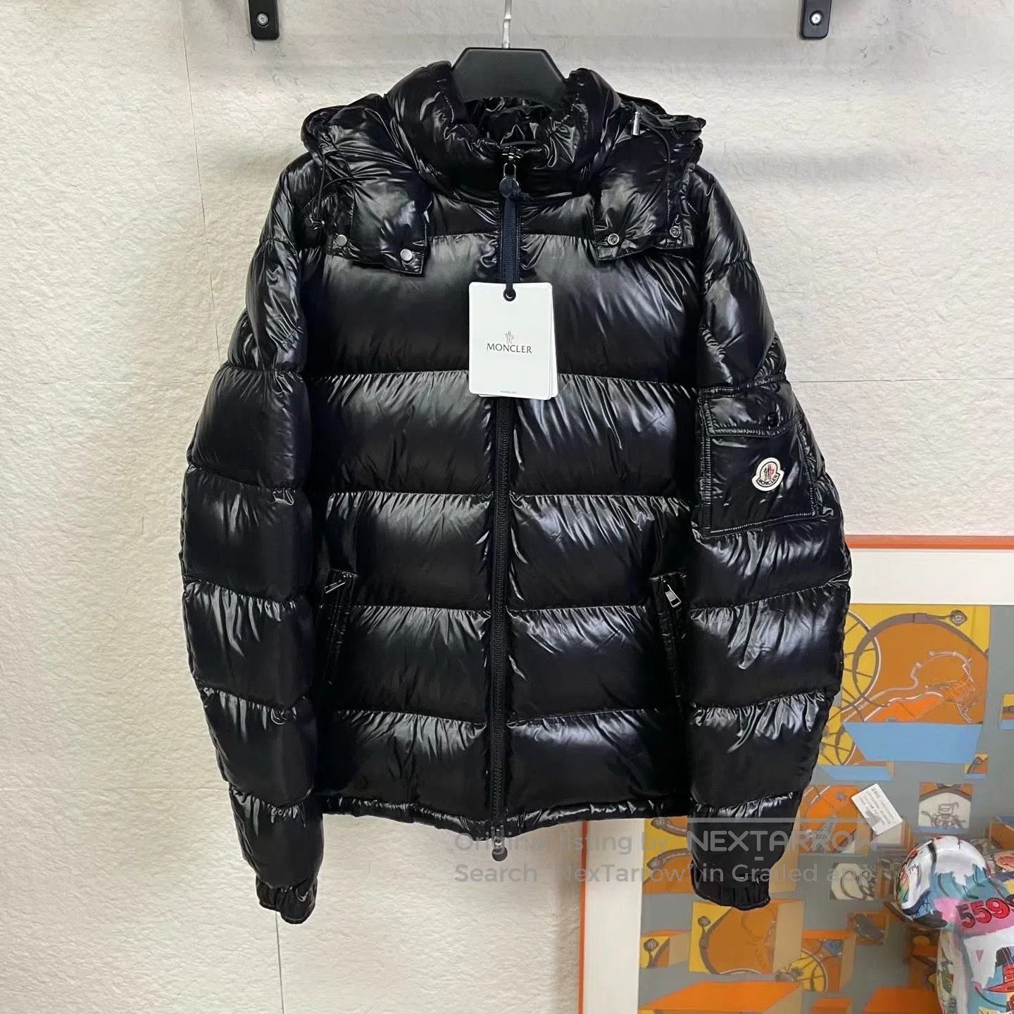 Moncler Moncler bulgarie black puffer jacket | Grailed