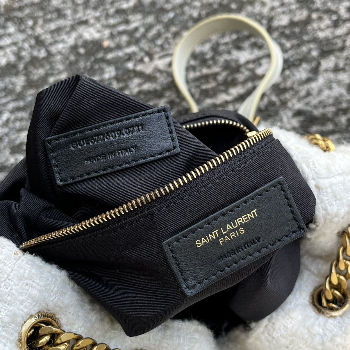 Saint Laurent Paris Saint Laurent Tweed Joe Backpack Size ONE SIZE - 14 Thumbnail