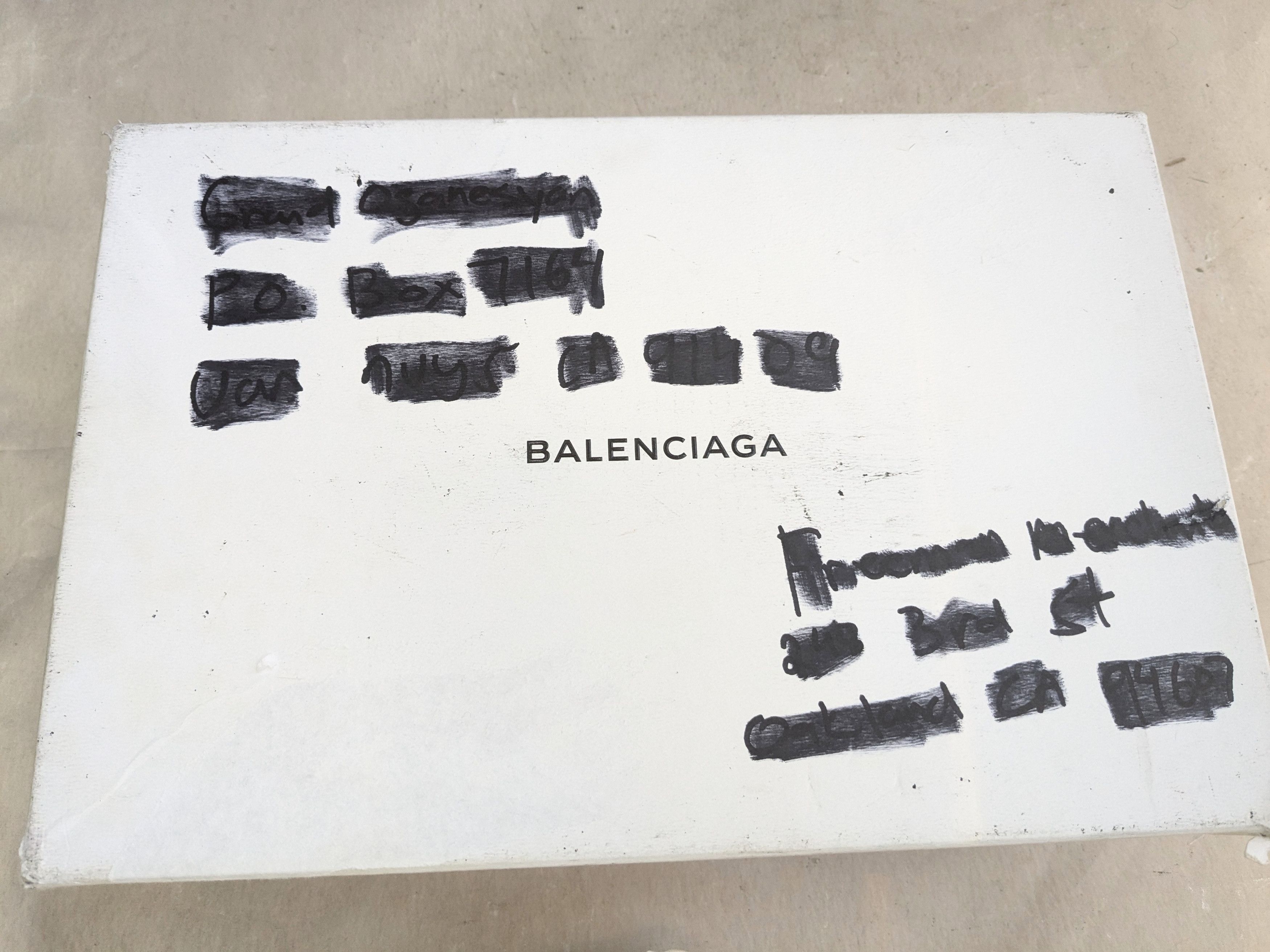Balenciaga Balenciaga Arena Navy Blue 12 Leather High Tops Size US 12 / EU 45 - 16 Thumbnail