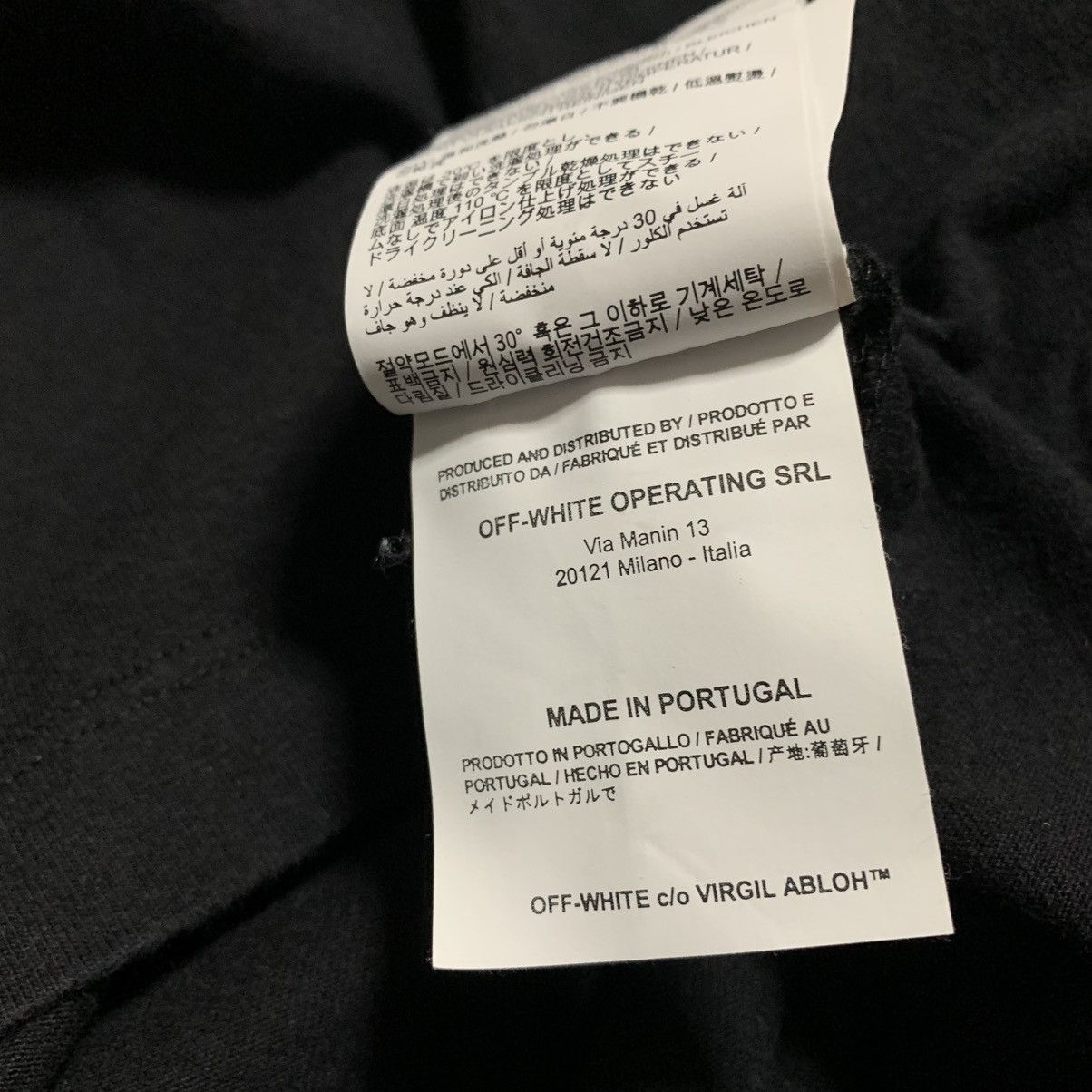 Off-White Off White Large Mariana De Silva Black Tee Virgil Abloh Size US L / EU 52-54 / 3 - 8 Thumbnail
