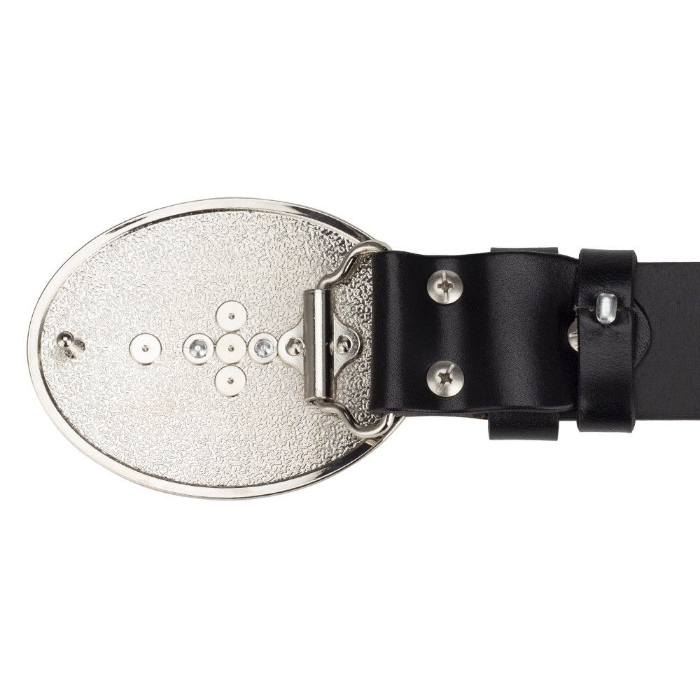 VIBE Modern Vintage Belt Riveted Belts Menswear Accessories Size ONE SIZE - 2 Thumbnail