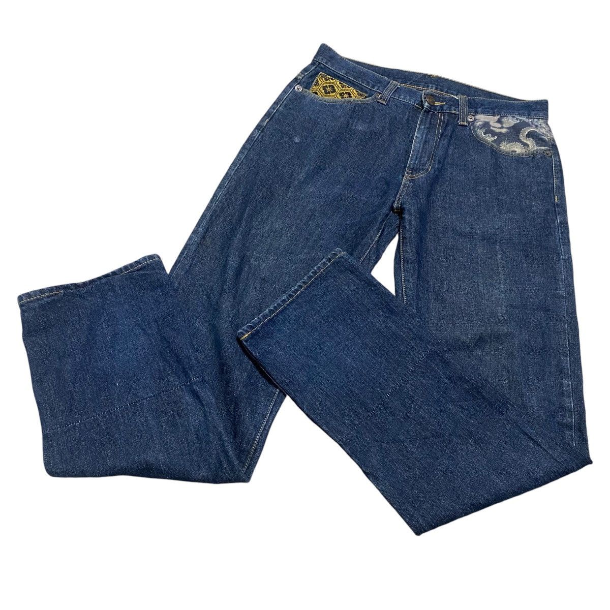 Karakuri Tamashii Karakuri Tamashii Style Denim Dragon Jeans Size US 33 - 4 Thumbnail