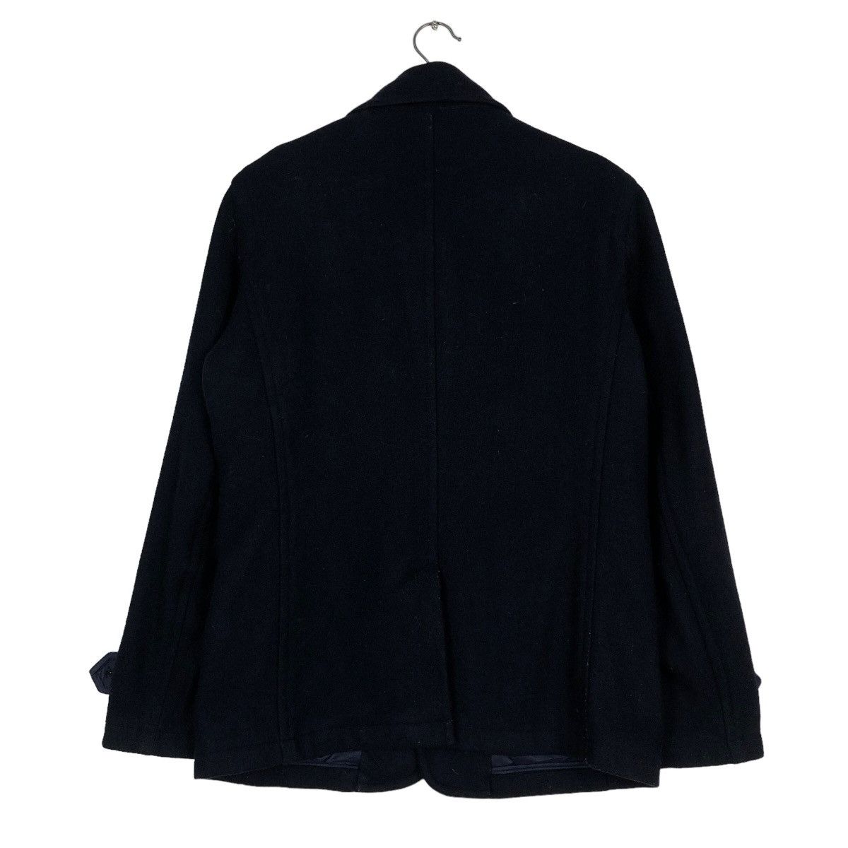 Issey Miyake 🔥Rich Black Vintage Wool Jacket Biker Nano Universe Tokyo Size US M / EU 48-50 / 2 - 8 Thumbnail