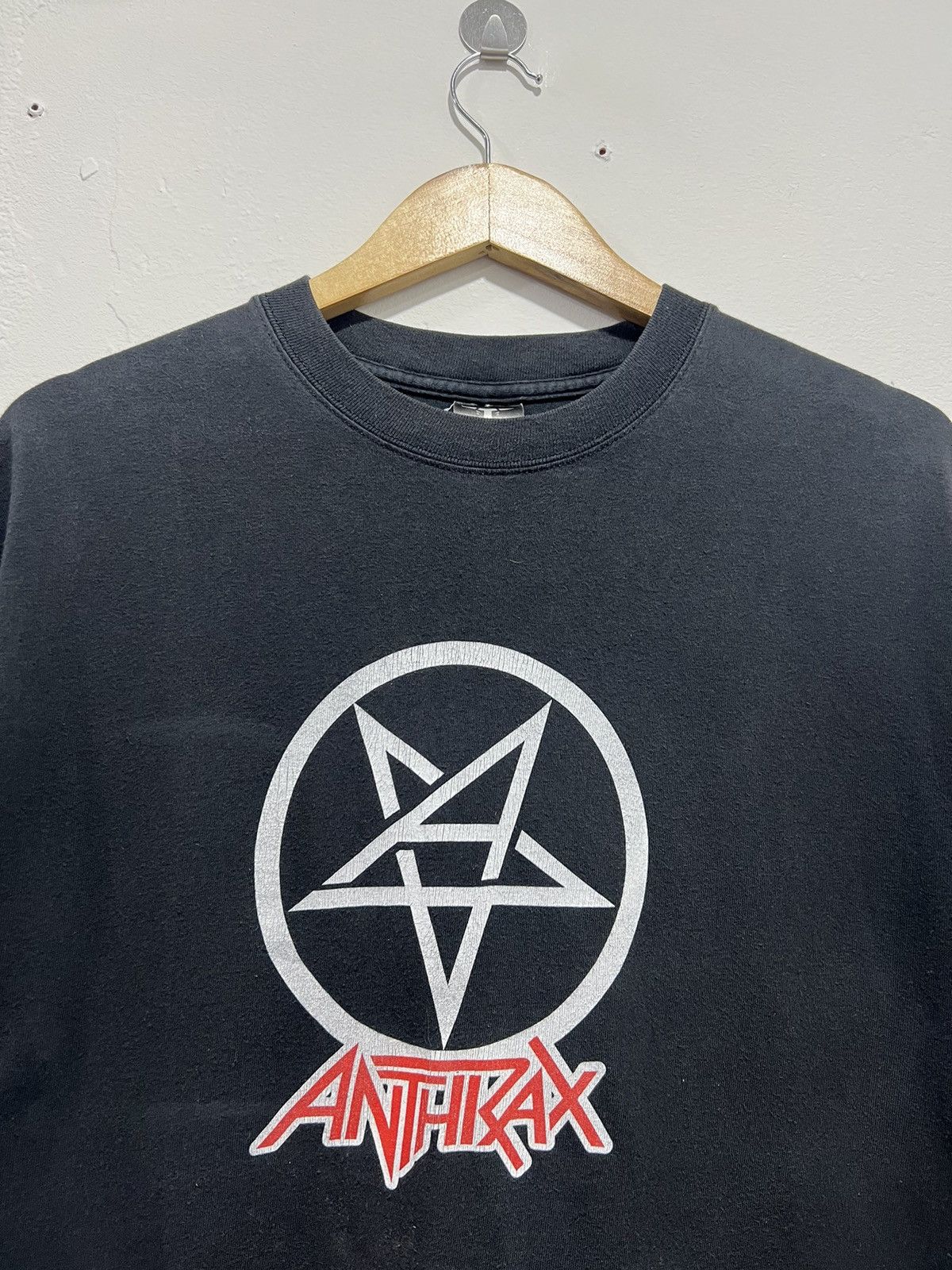 Band Tees × Vintage Vintage Anthrax Band Tour Tshirt Size US L / EU 52-54 / 3 - 2 Thumbnail