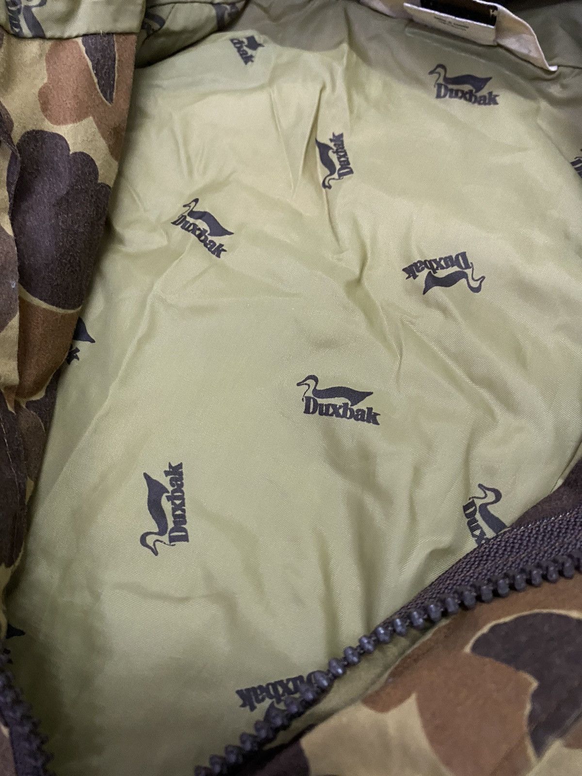 Vintage 💥Vintage 80s Goretex Duxbak Duck Camo Hoodie Size US M / EU 48-50 / 2 - 7 Thumbnail