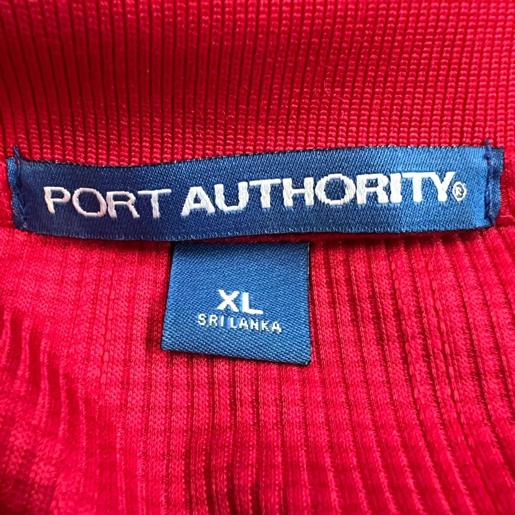 Port Authority Port Authority Mens Short Sleeve Collared Red Polo T Shirt XL Size US XL / EU 56 / 4 - 6 Thumbnail