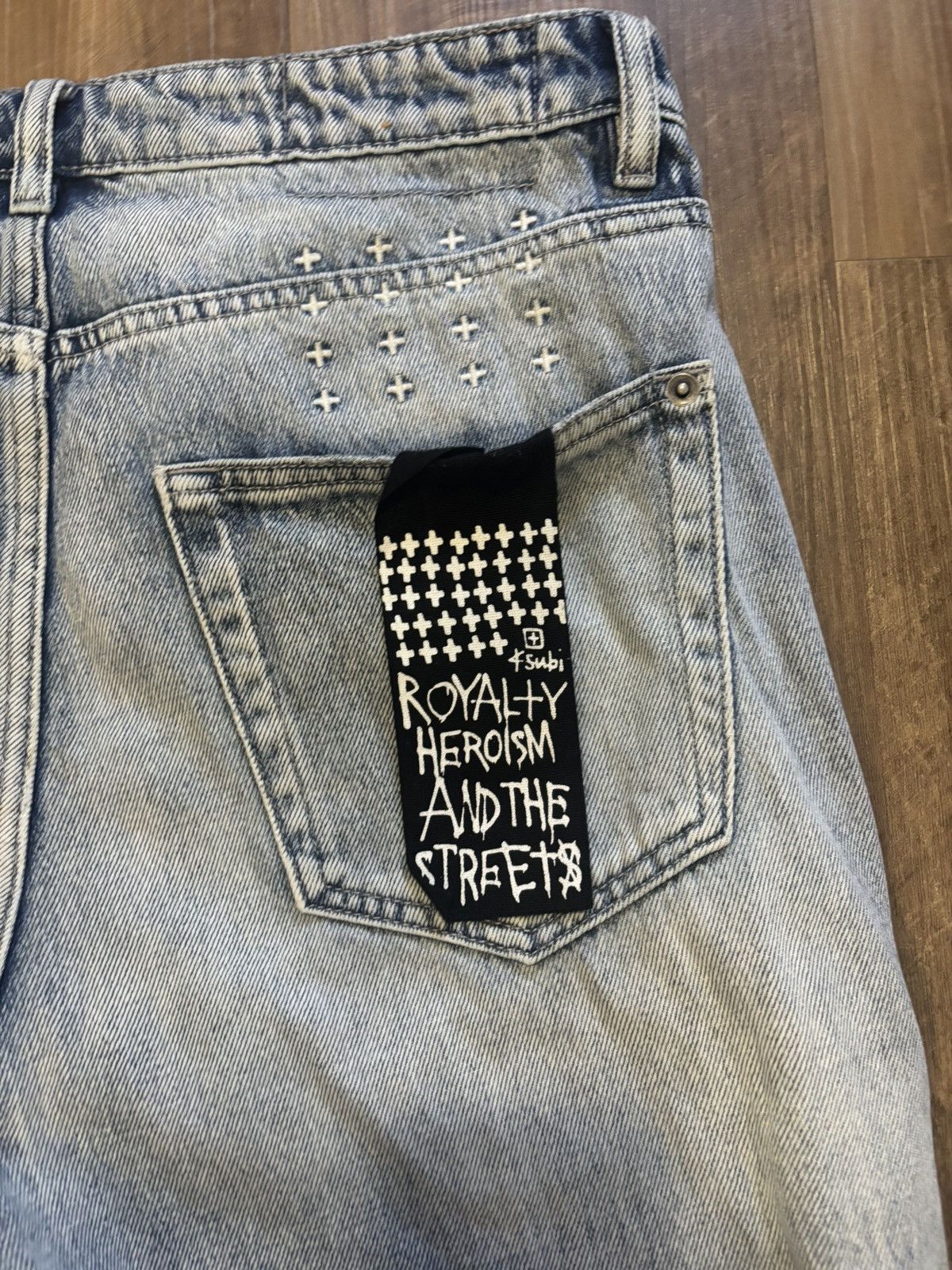 Ksubi Ksubi Anti K Punk Blue Shredded Size US 33 - 3 Thumbnail