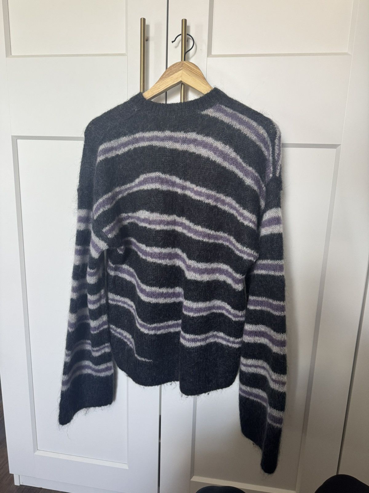 Acne Studios Acne Studios Striped Mohair-Blend Sweater Size US M / EU 48-50 / 2 - 4 Thumbnail