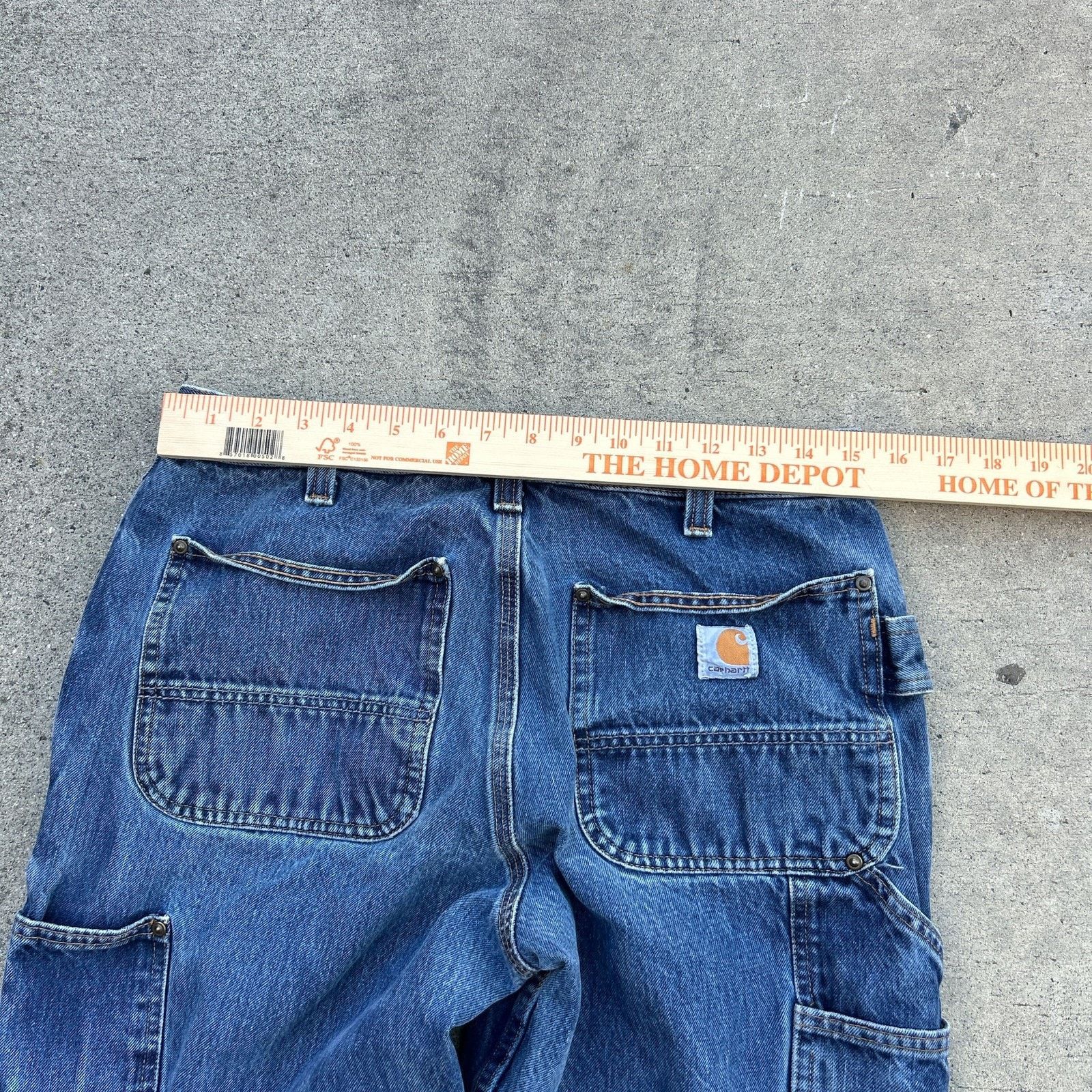 Carhartt Vintage Carhartt utility logger double knee jeans Size US 33 - 6 Thumbnail