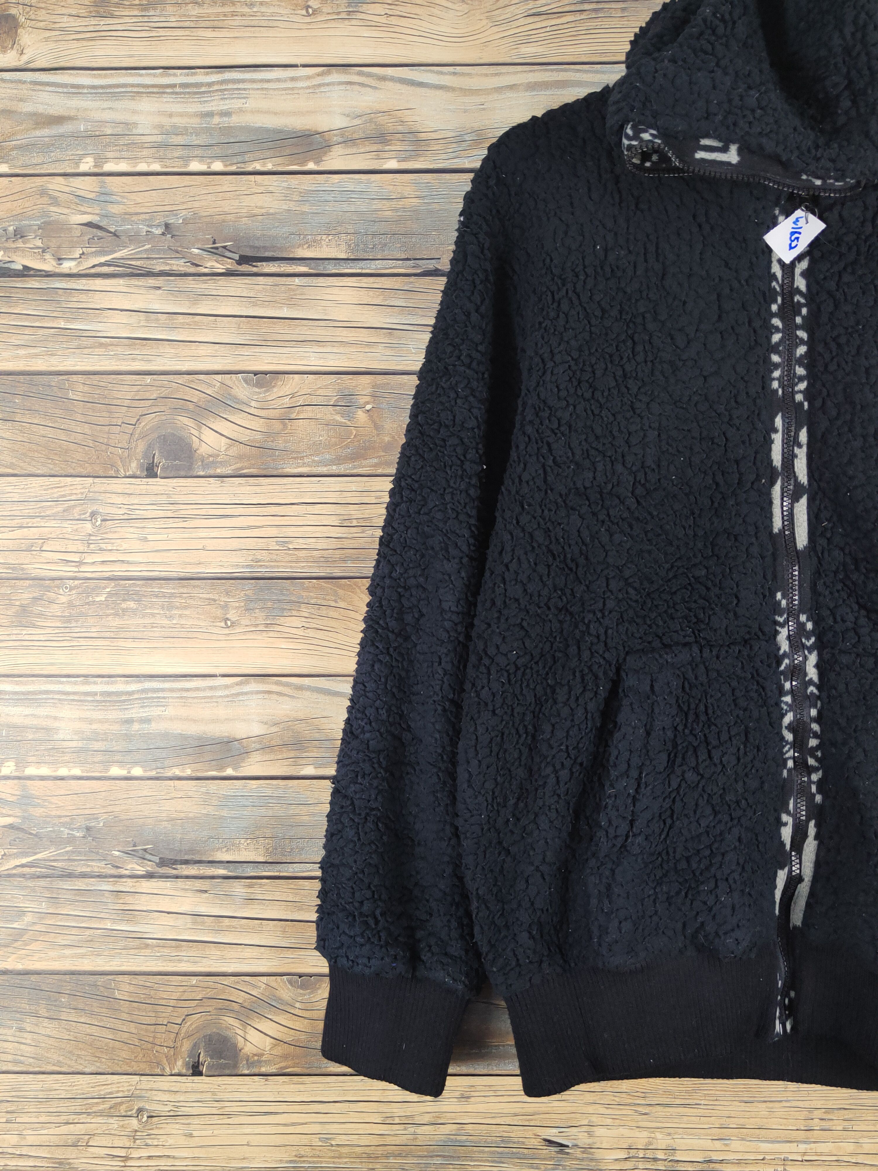Japanese Brand × Vintage Commontage Garments Black hoodie fleece Sweaters #W1652 Size US L / EU 52-54 / 3 - 3 Thumbnail