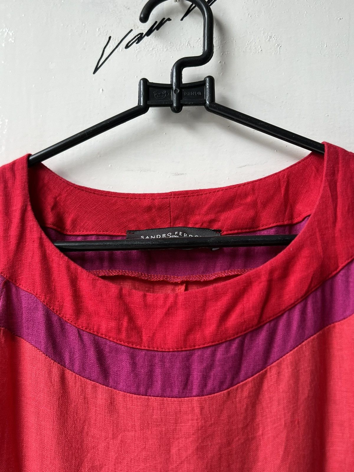 Sandro Sandro Ferrone Red Midi Dress Size XS / US 0-2 / IT 36-38 - 18 Thumbnail