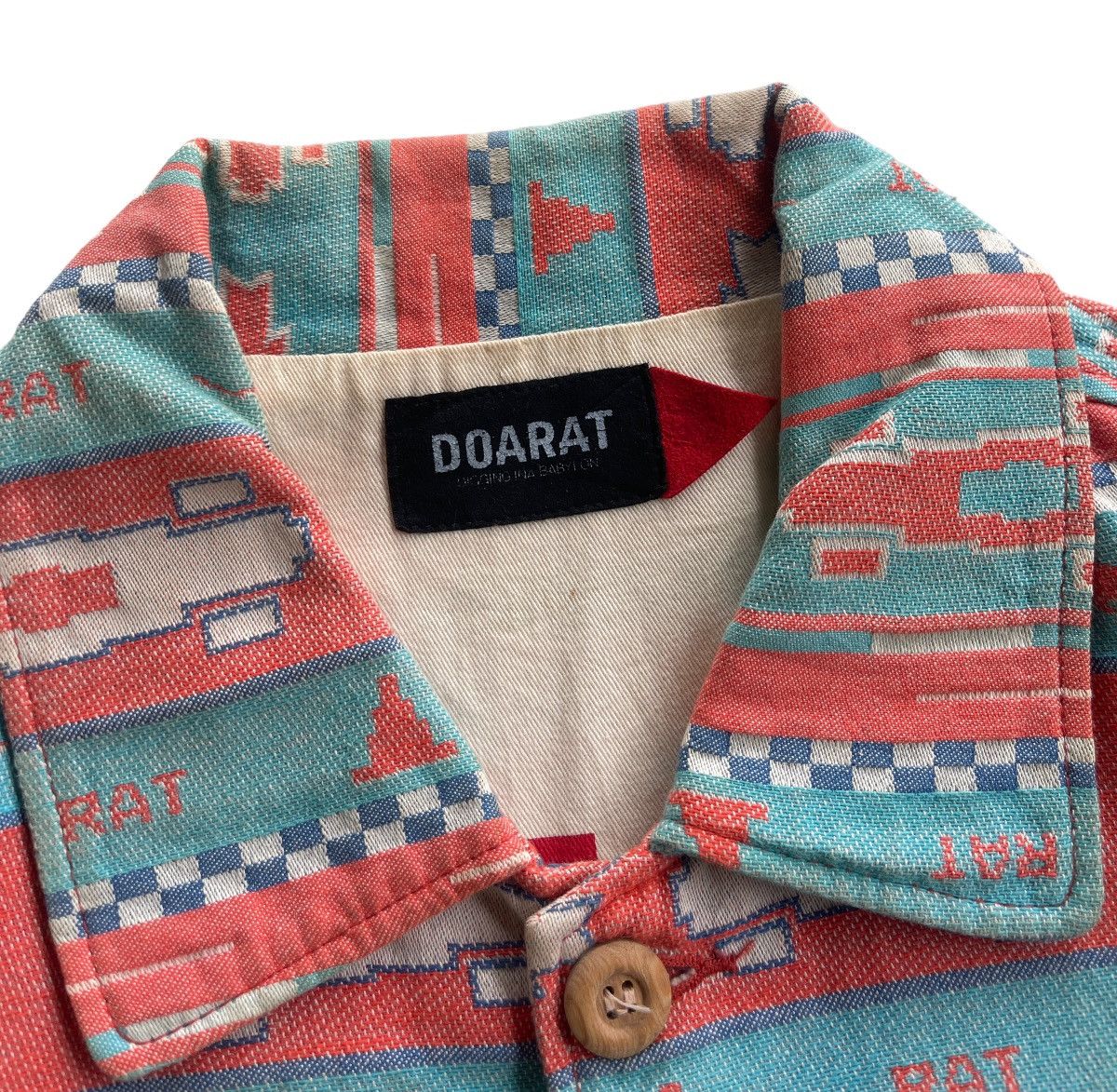 Japanese Brand DOARAT JAPAN AZTEC NATIVE CHORE JACKET Size US M / EU 48-50 / 2 - 8 Thumbnail