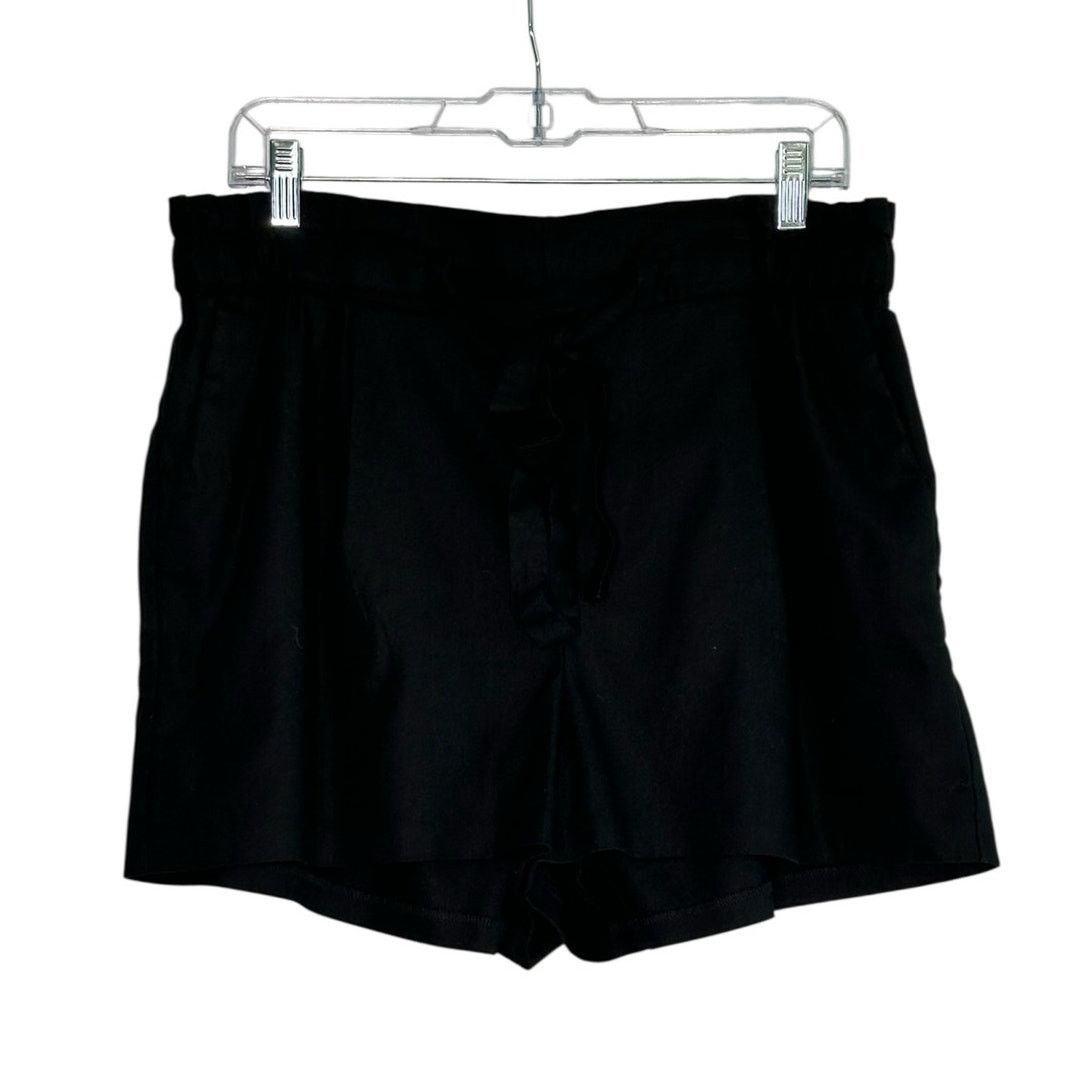Express Express black high rise belted pleated shorts size large Size 34" / US 12 / IT 48 - 9 Thumbnail