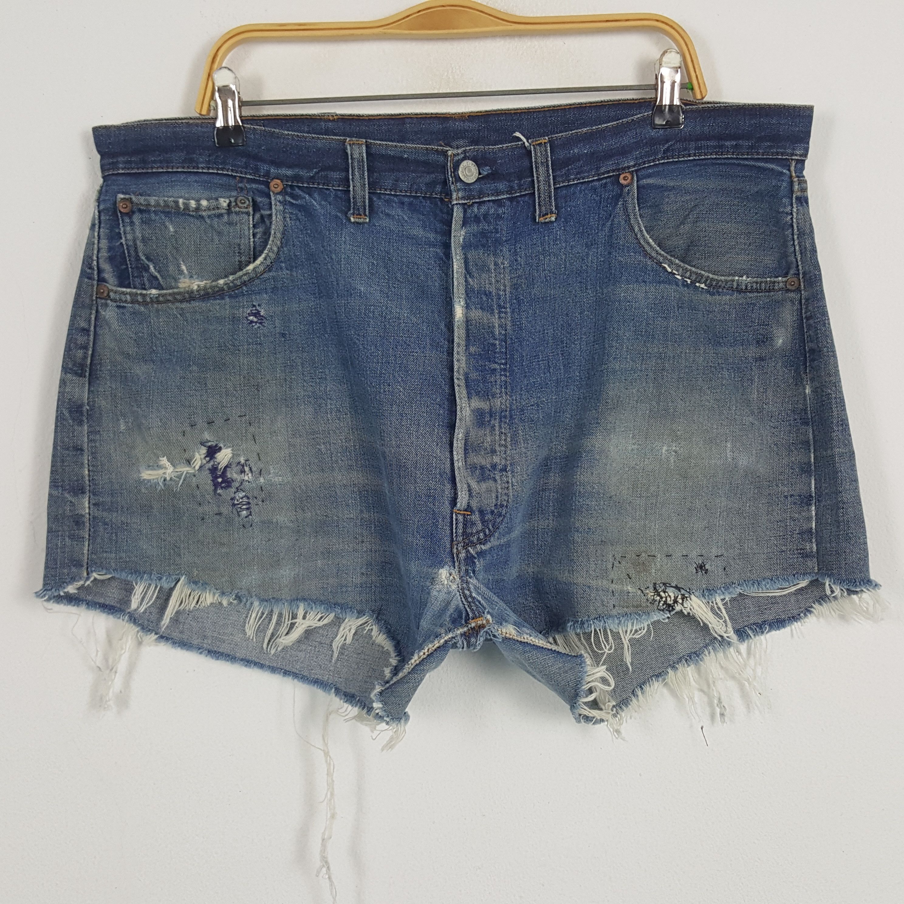 Levi's × Vintage Vintage Levis Short Denim Jeans Size 40" / US 18 - 3 Thumbnail