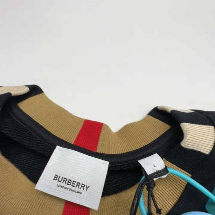 Burberry Burberry Burberry Color Block Long Sleeve Sweatshirt-2507 Size US L / EU 52-54 / 3 - 3 Thumbnail