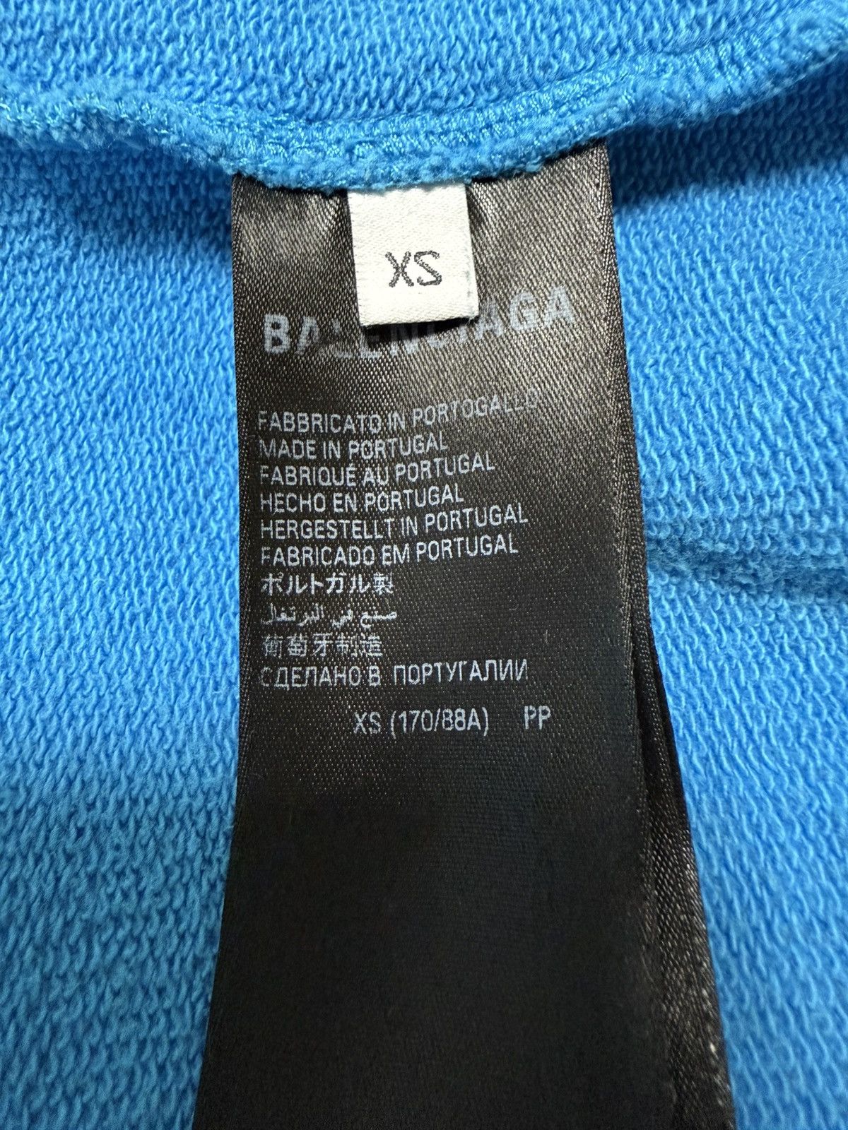 Balenciaga Blue Skater Zip Up hoodie Size US XS / EU 42 / 0 - 8 Thumbnail