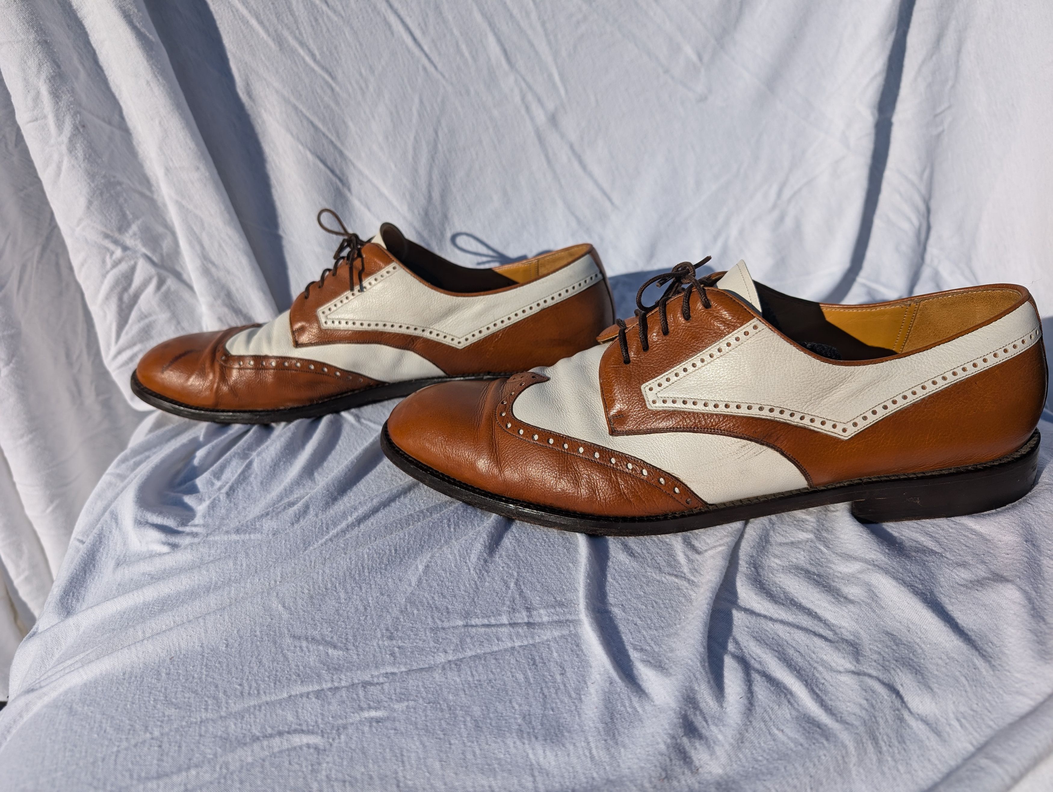 Mezlan Vintage Men's Wingtip Brogues Size US 13 / EU 46 - 2 Thumbnail