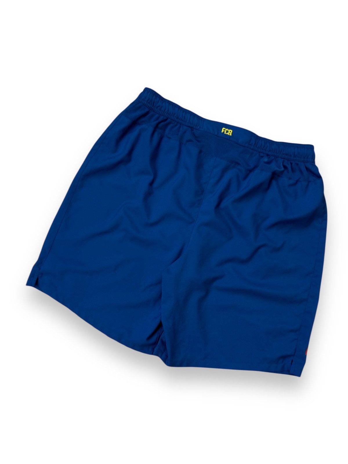 Nike × Vintage Vintage Y2K Nike Dri-Fit Barcelona F.C. Soccer Blue Shorts Size US 36 / EU 52 - 12 Thumbnail