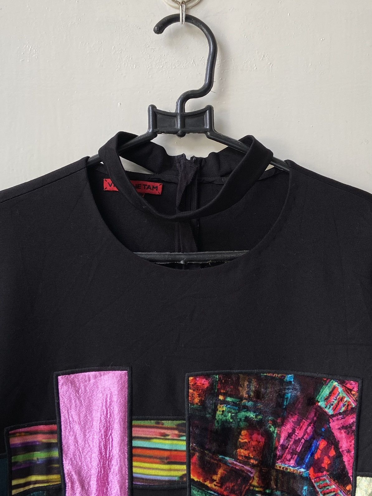 Vivienne Tam VIVIENNE TAM Black Motive Dress Size XS / US 0-2 / IT 36-38 - 12 Thumbnail