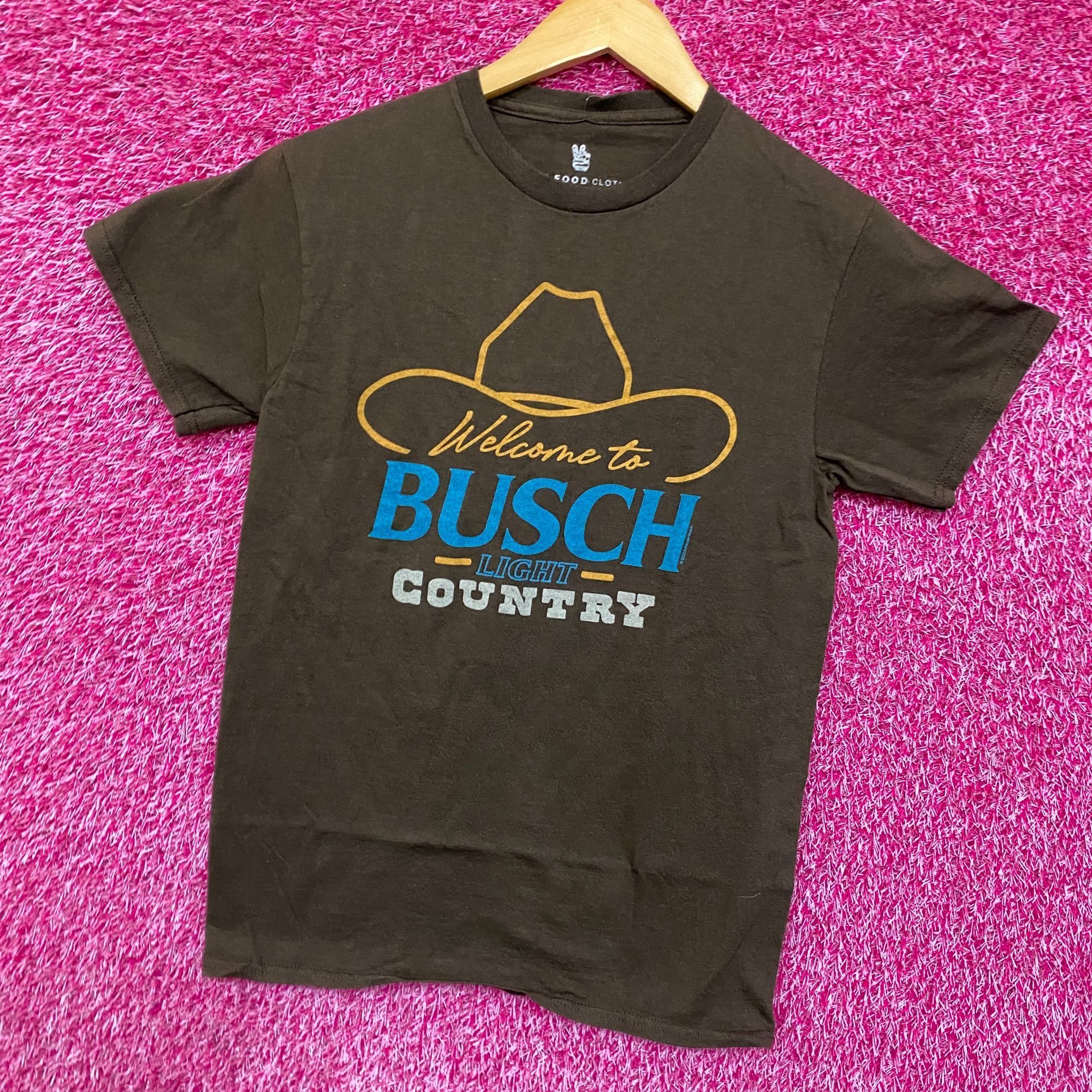 Other Welcome To Busch Light Country Vintage Style Brown T-Shirt E Size US XS / EU 42 / 0 - 3 Thumbnail