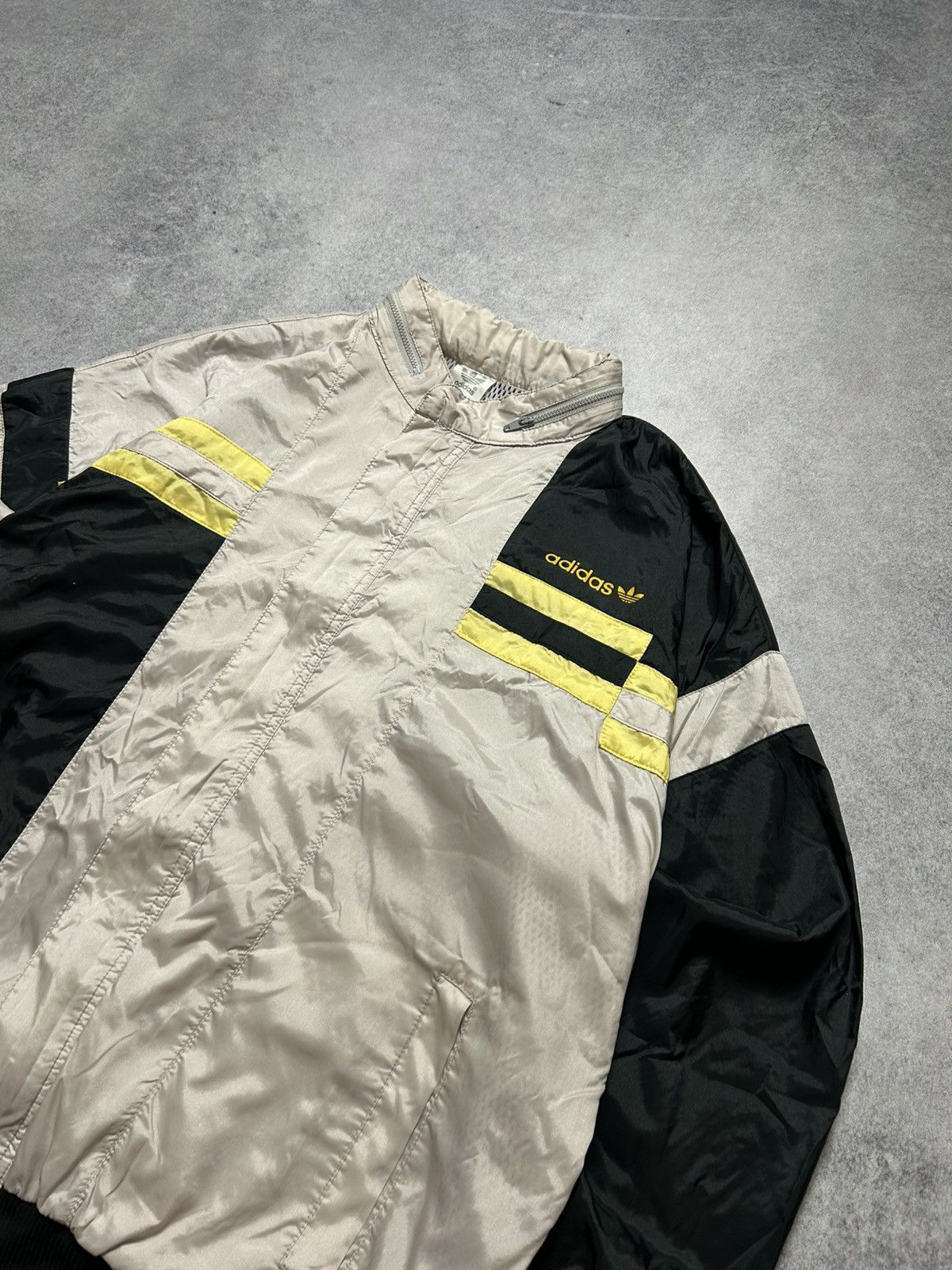 Adidas Vintage 90’s Adidas Small Logo Nylon Retro Track Jacket Y2K Size US XL / EU 56 / 4 - 2 Thumbnail