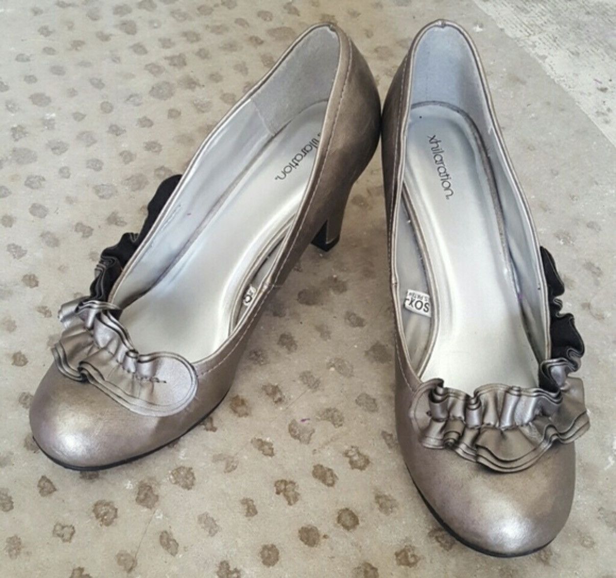 Other Xhileration Metallic Heels Size US 8 / IT 38 - 3 Thumbnail
