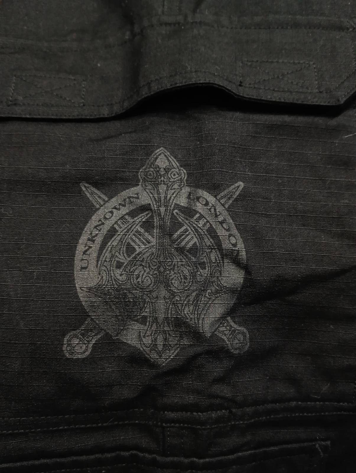 Unknown London Unknown London BLACK EMBROIDERED CARGOS pants Size US 34 / EU 50 - 9 Thumbnail
