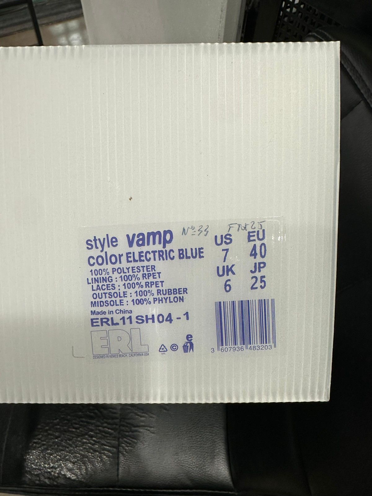 ERL ERL - Vamps Skate Sneaker Blue Size US 7 / EU 40 - 7 Thumbnail