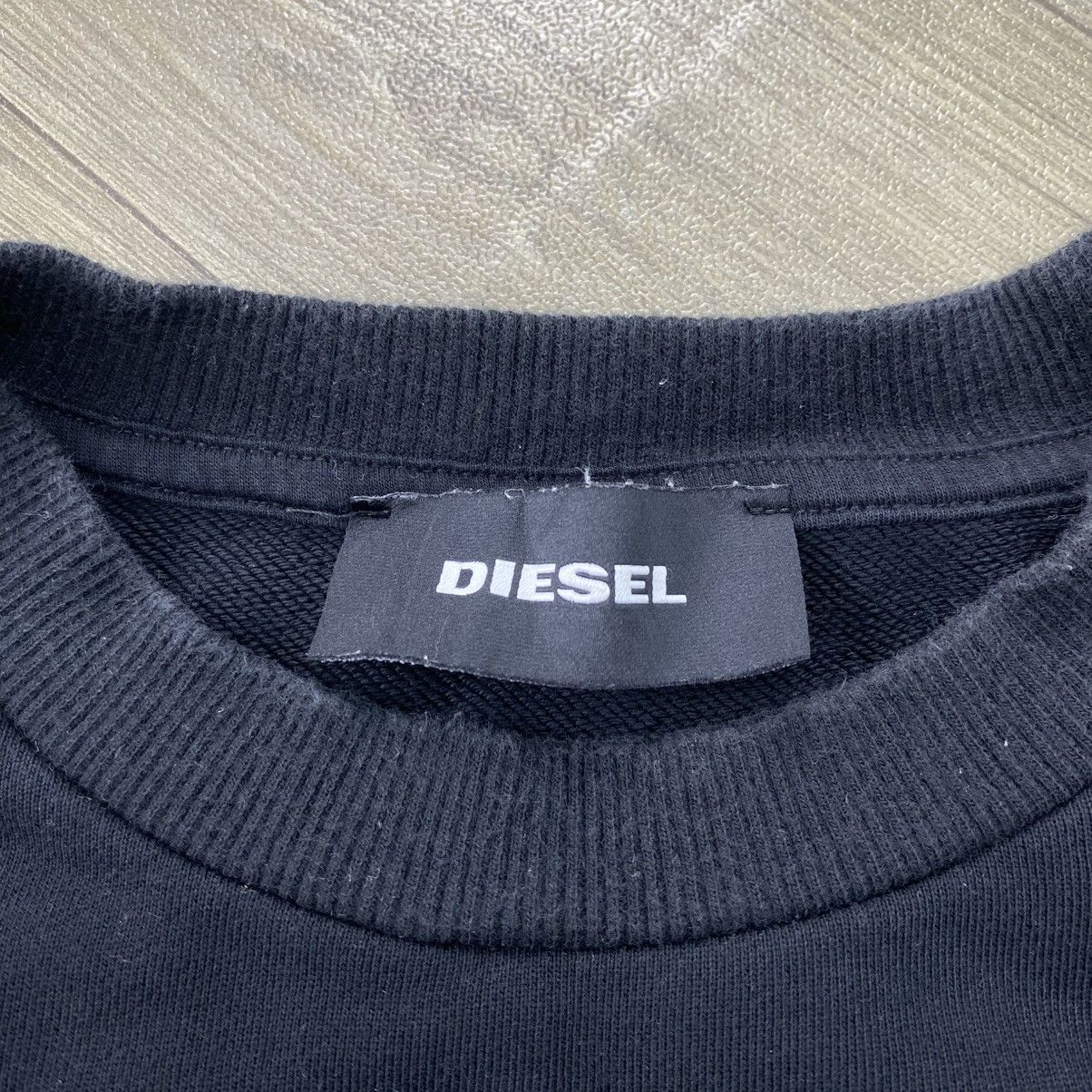 Diesel Diesel Partly Laminated Graphic Printed Sweatshirt Size US S / EU 44-46 / 1 - 5 Thumbnail