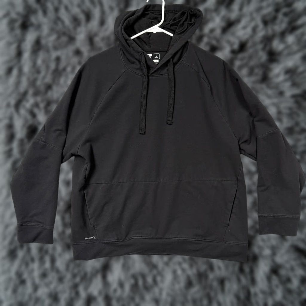 Vintage Russell Hoodie Mens Large Black Training Fit Pullover Sweatshirt Gym Athletic Size US L / EU 52-54 / 3 - 1 Thumbnail