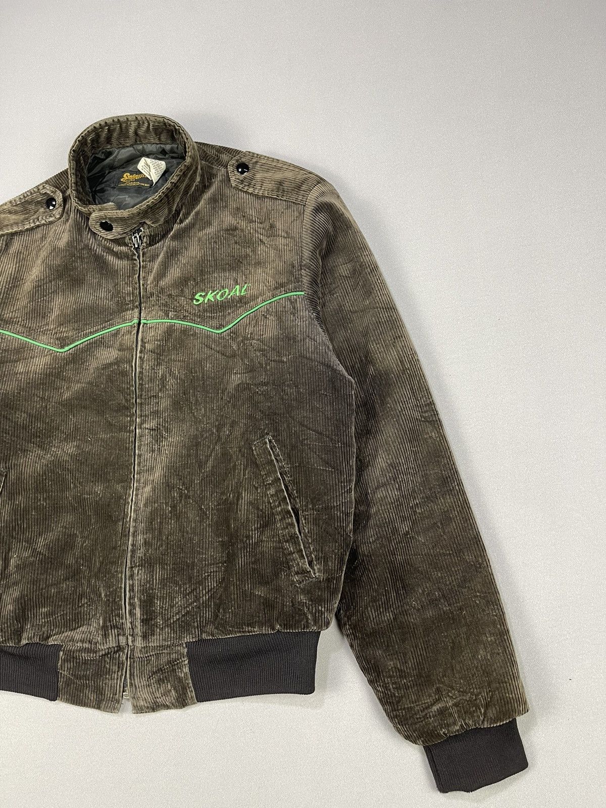 Vintage Vintage 80s Swingster SKOAL BANDIT Racing Corduroy Jacket Size US S / EU 44-46 / 1 - 3 Thumbnail