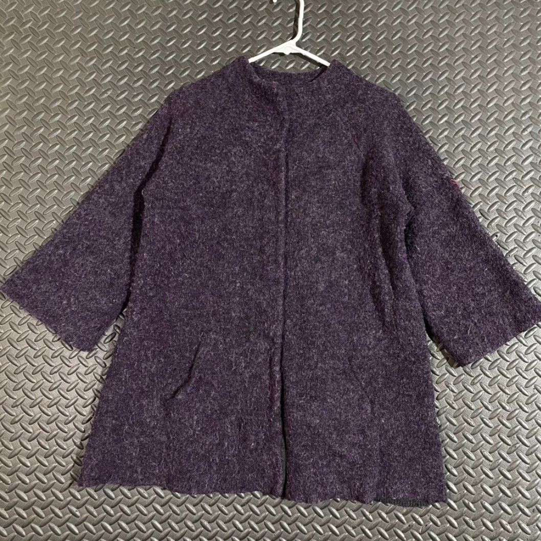 Eileen Fisher Eileen Fisher Purple Button Up Cardigan Sweater Women Size Medium Womens M Cardigan Purple Button Up Eileen Fisher Size M Size M / US 6-8 / IT 42-44 - 2 Thumbnail
