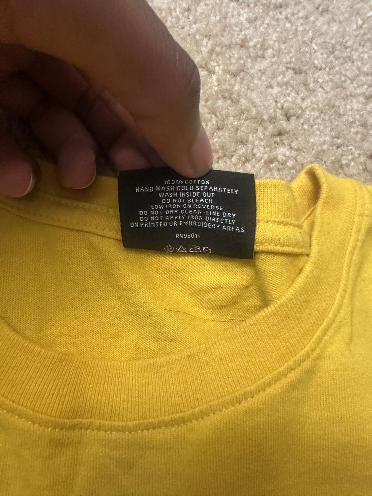 Icecream Yellow ice cream logo tee Size US L / EU 52-54 / 3 - 3 Thumbnail