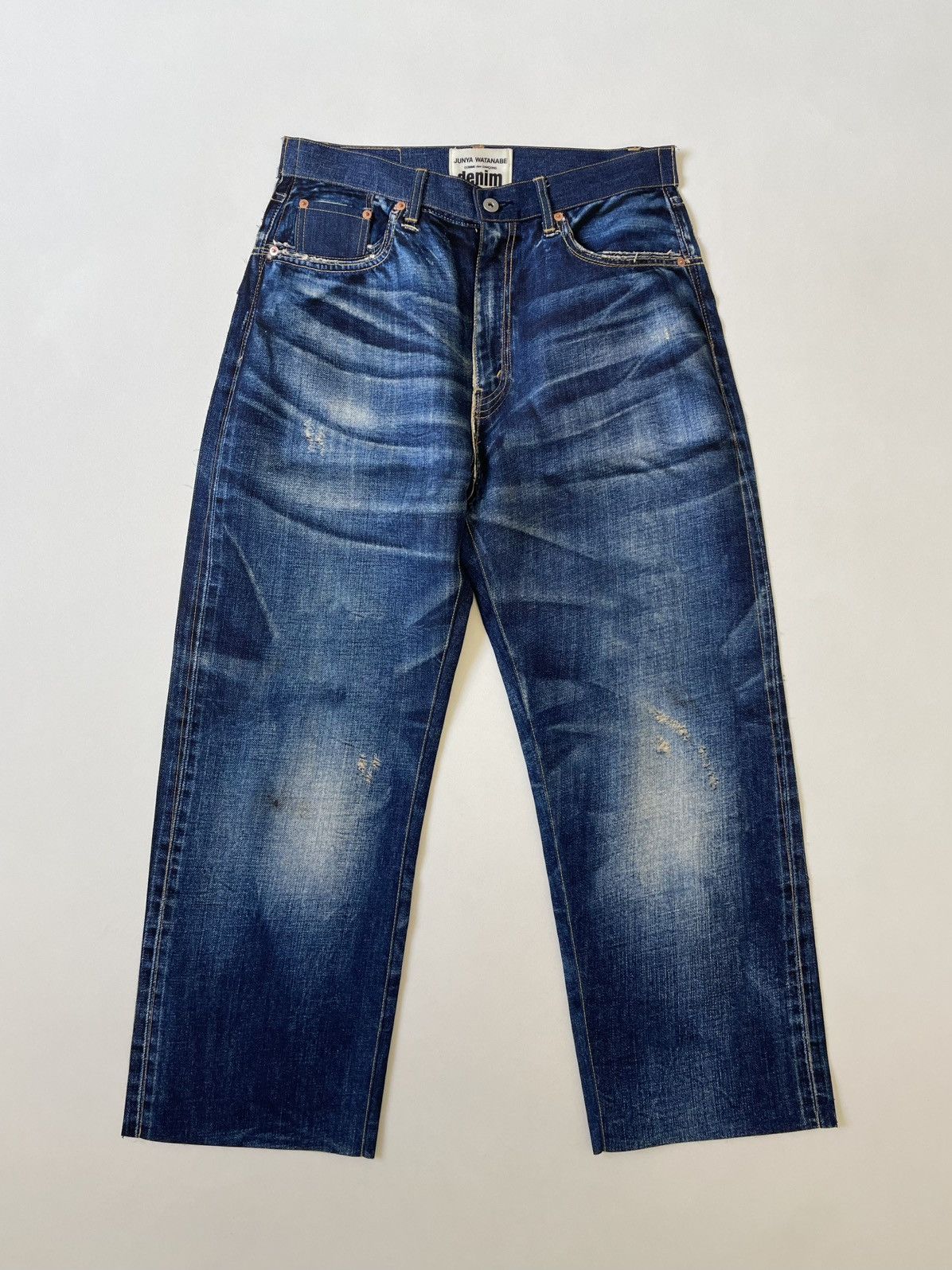 Junya Watanabe S/S ‘Trompe L'oeil’ Denim Printed Jeans Size US 30 / EU 46 - 2 Thumbnail