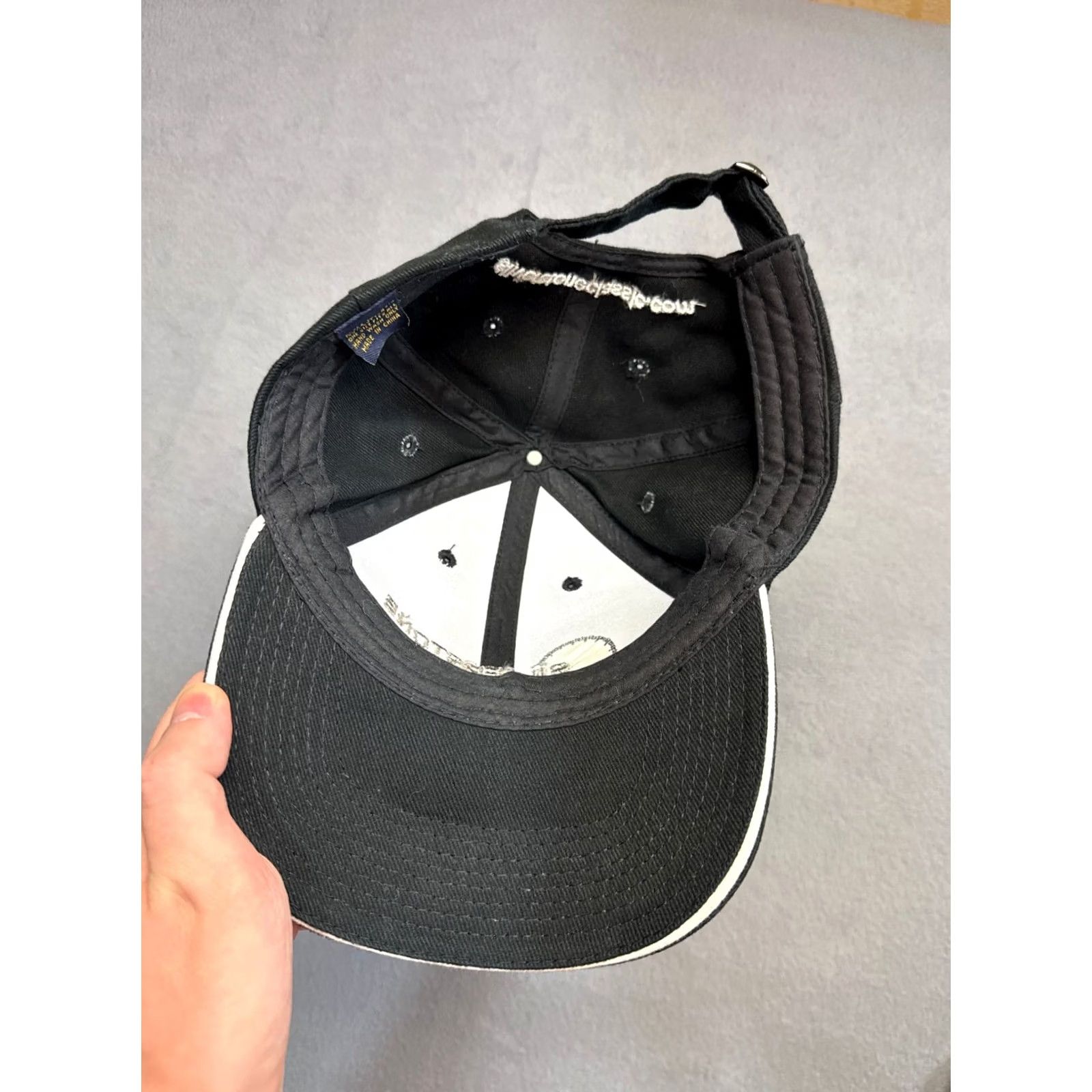 Vintage Silverstone Classic Racing Black baseball cap Men One Size Black Baseball Cap Adjustable Cap Size ONE SIZE - 7 Thumbnail